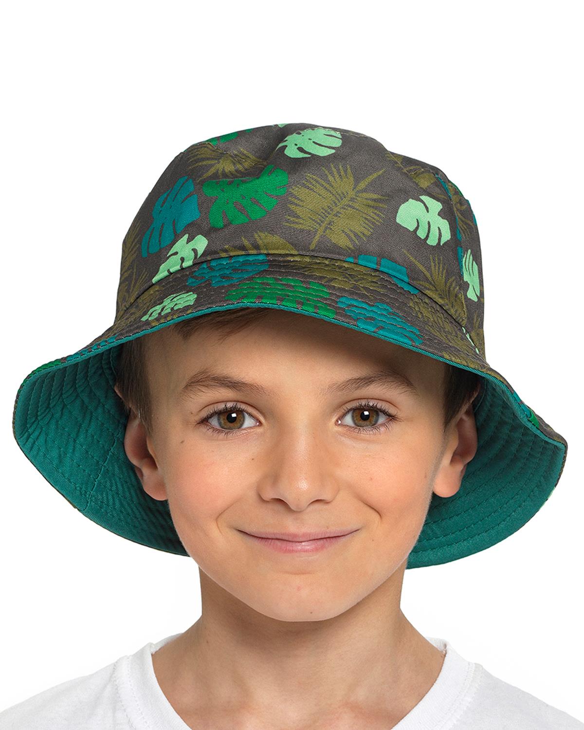 Kids Reversible Printed Bucket Hat