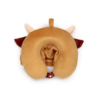 Hoodeazzz Adoramals Plush Memory Foam Travel Pillow & Hood