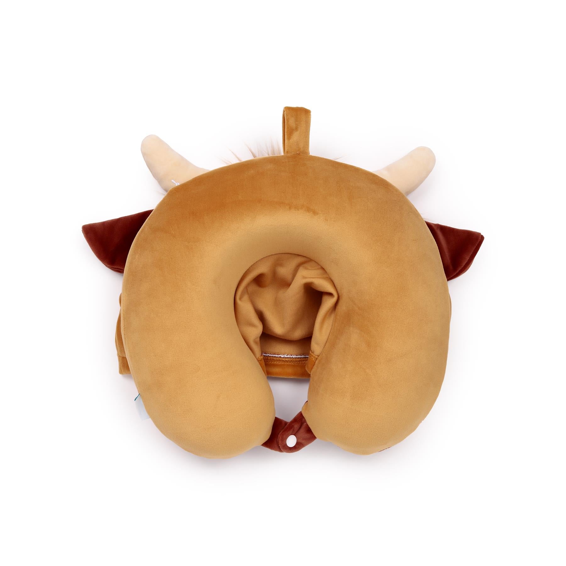 Hoodeazzz Adoramals Plush Memory Foam Travel Pillow & Hood