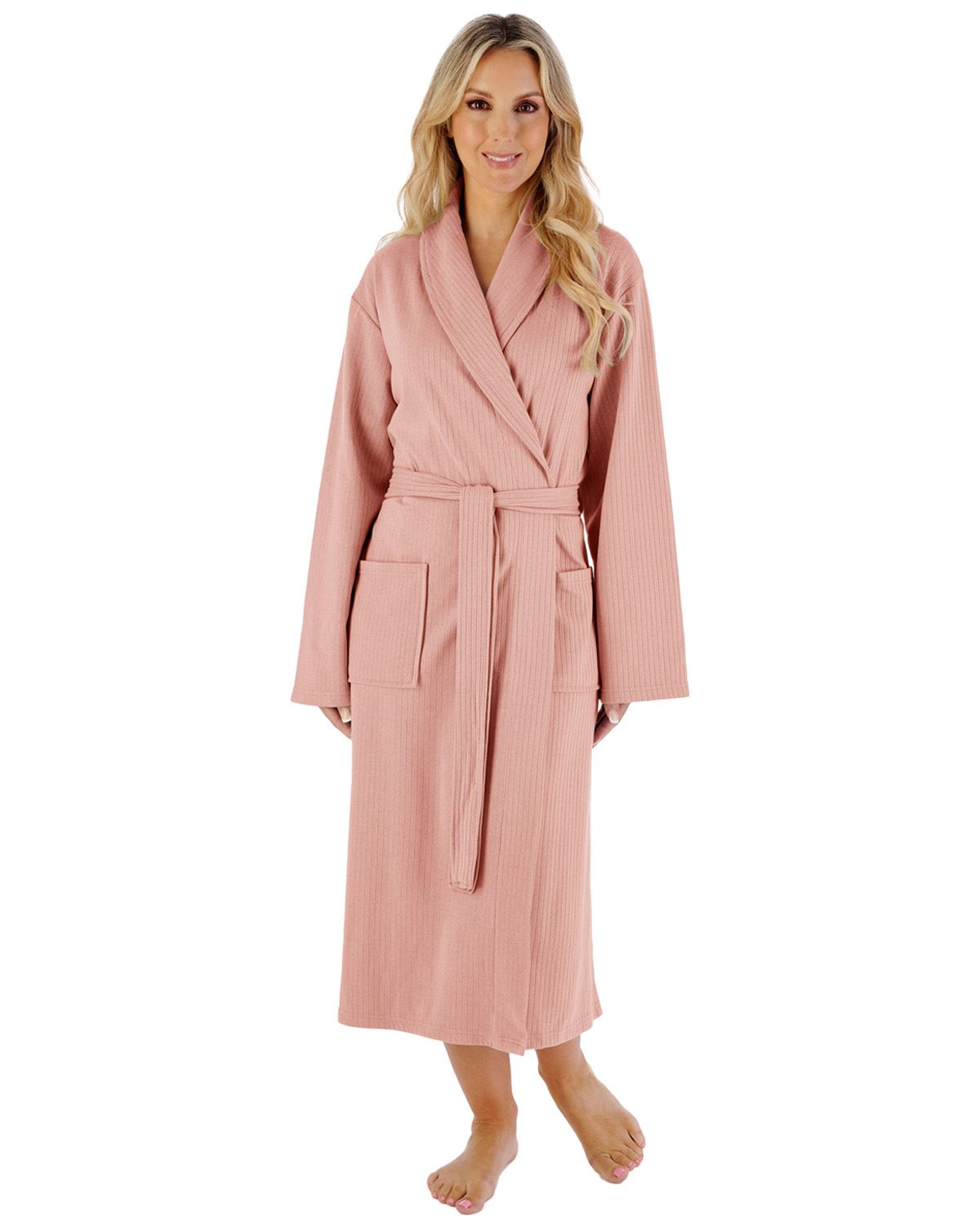 Slenderella Womens Rib Pattern 42" Shawl Collar Wrap