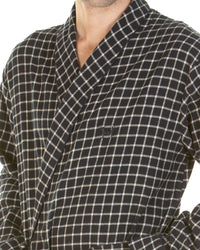 Haigman Mens Brushed Cotton Dressing Gown