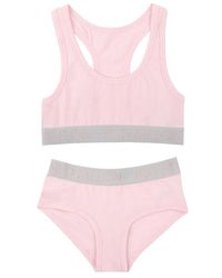 Girls Crop Top and Knicker Set