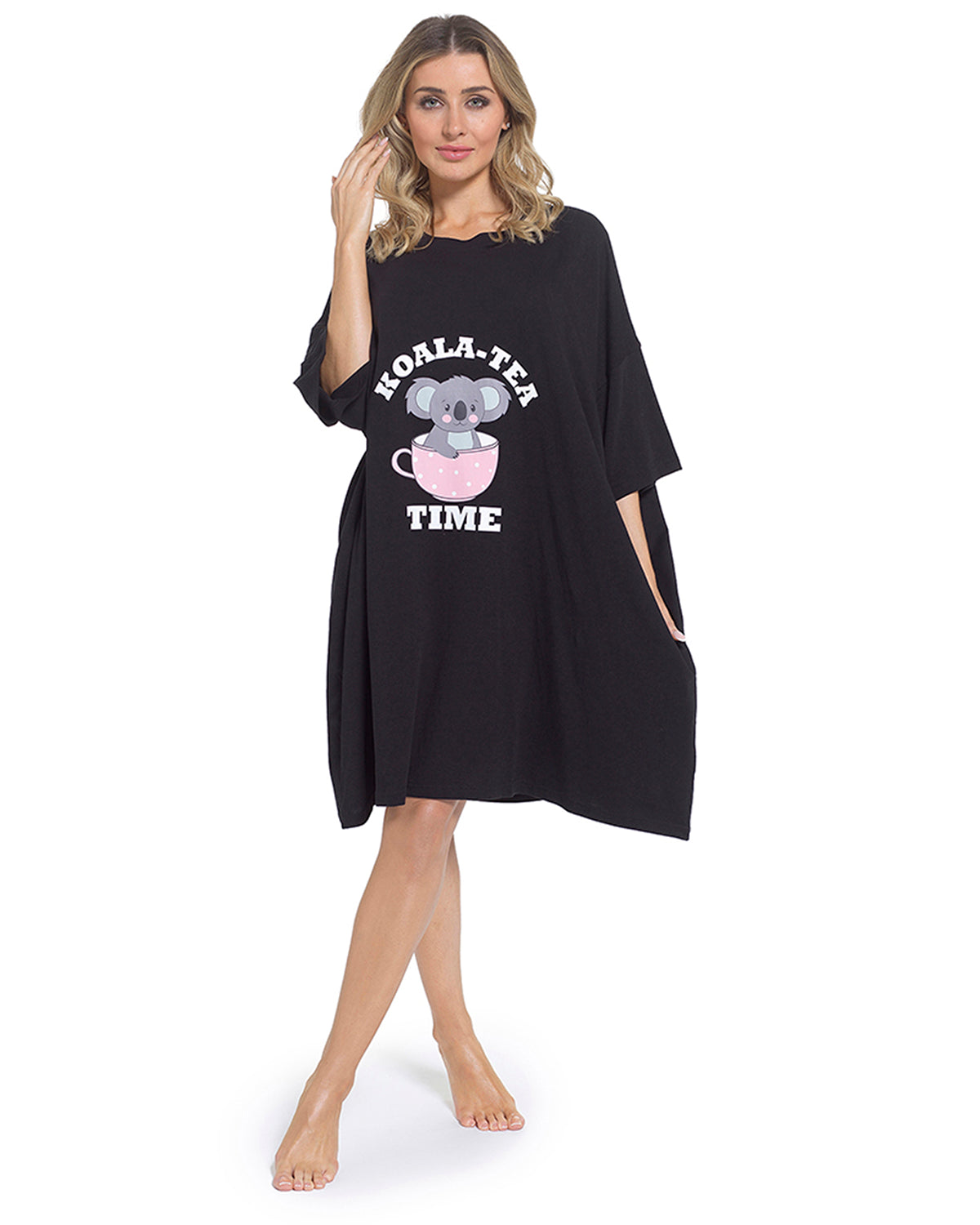 Slumber Party Womens Oversized Sleep T-Shirt