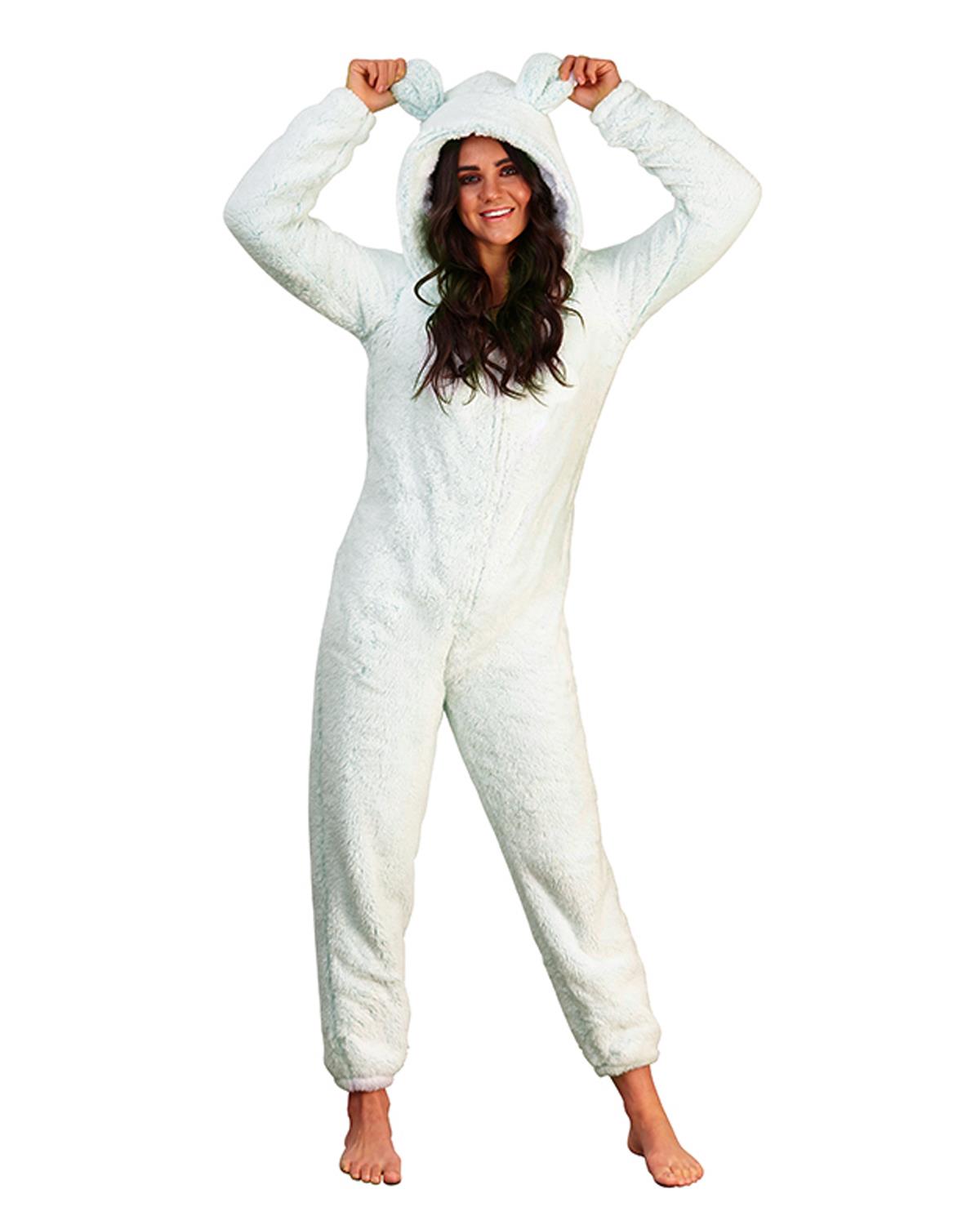 Ladies fleece onesie uk deals