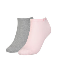 Calvin Klein Womens 2 Pack Trainer Socks