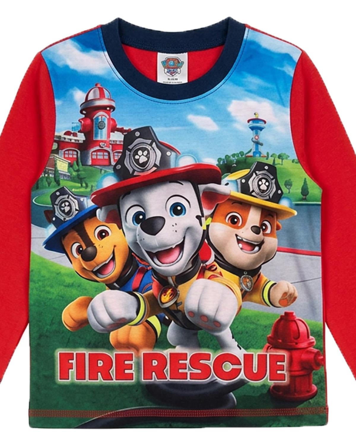 Young Boys Paw Patrol Fire Rescue Pyjamas