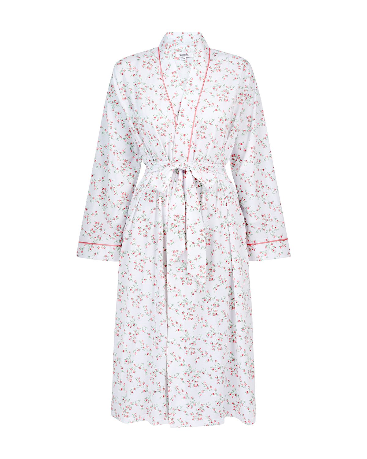 La Marquise 'Moonlit Tulip' Piped Long Sleeve Wrap