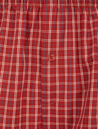 Walker Reid Mens 100% Woven Cotton Check Pyjamas