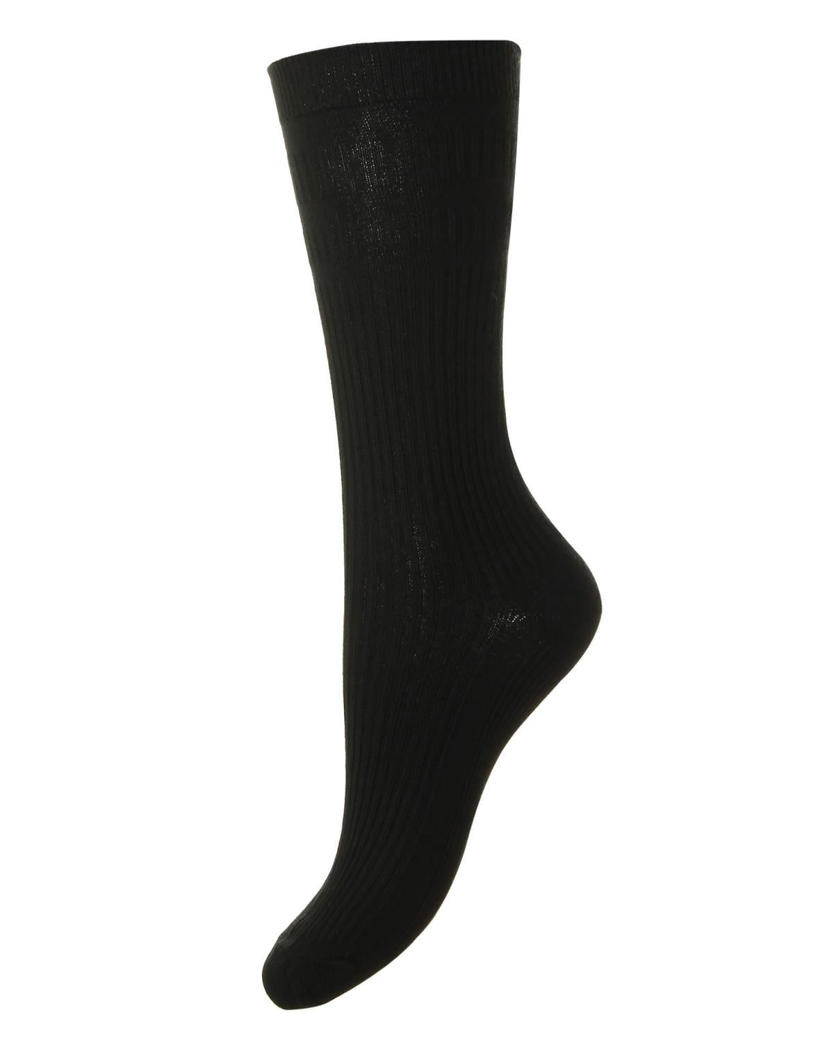 HJ Hall Womens Cotton Extra-Wide Softop Socks