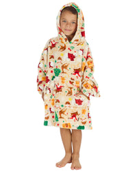 Huggable Unisex Christmas Print Oversized Hoodie