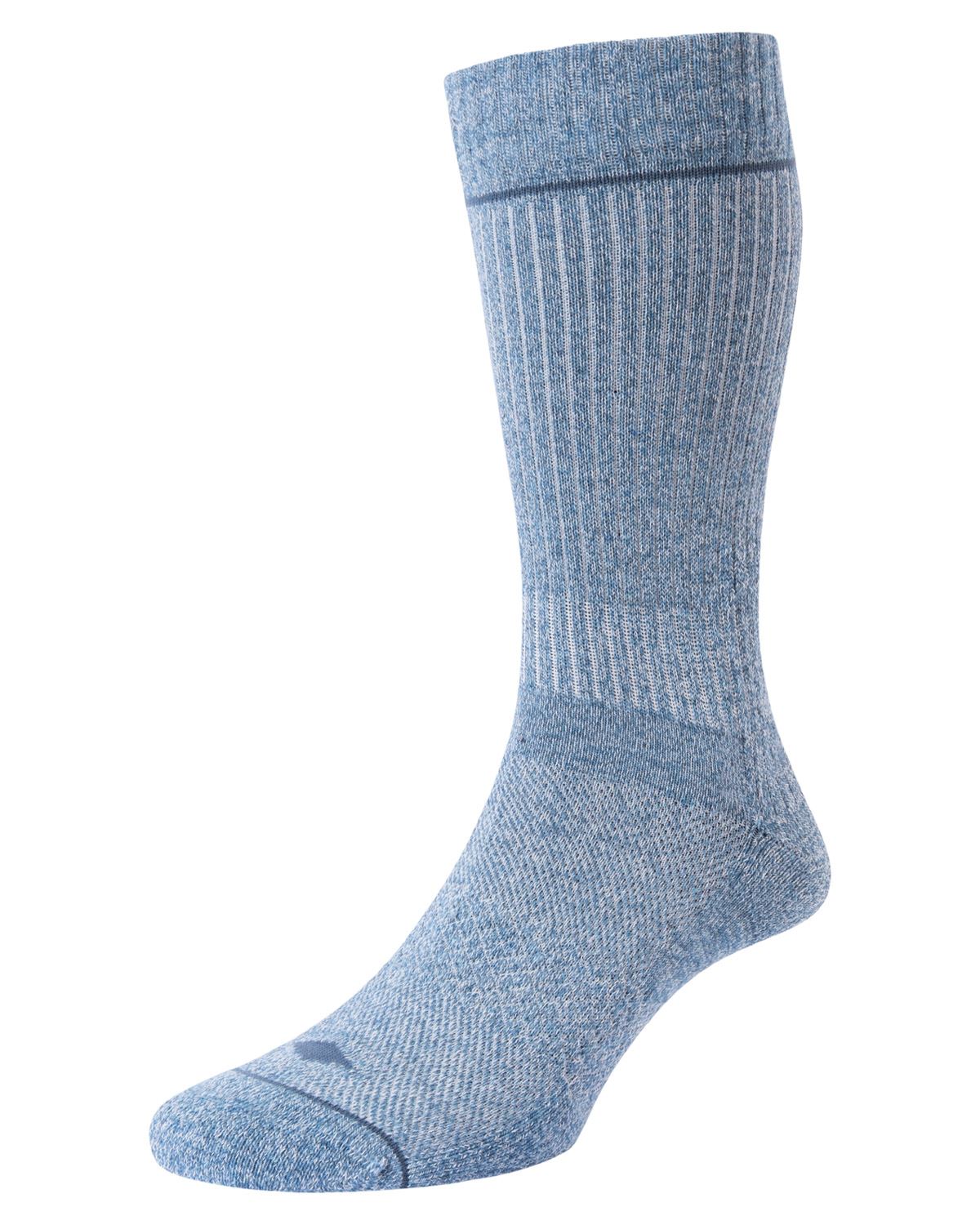 HJ Hall Unisex Rambler Light Comfort Coolmax Cotton Crew Sock