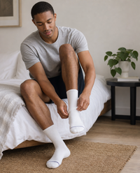 Calvin Klein Mens 3 Pack Cushion Crew Plain Socks