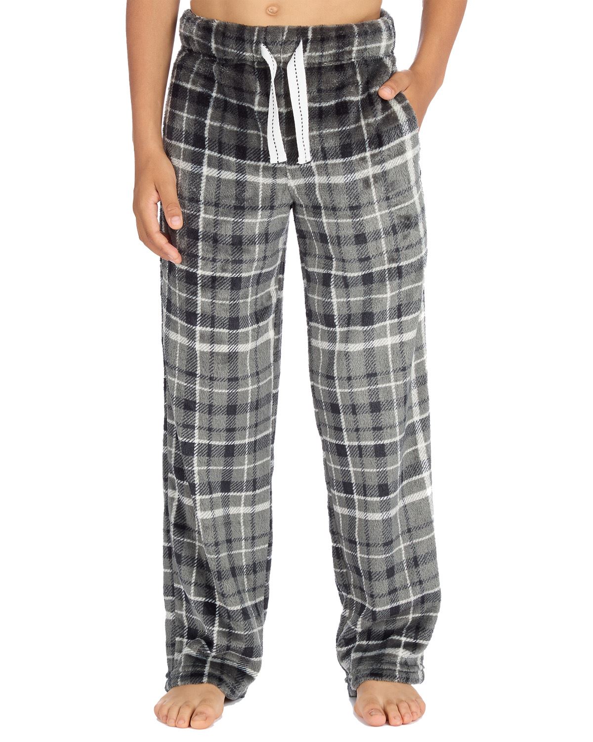 Cargo Bay Boys Polished Fleece Check Lounge Pants