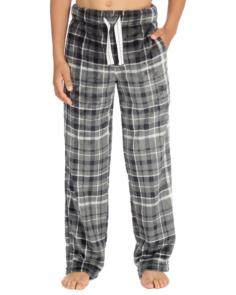 Cargo Bay Boys Polished Fleece Check Lounge Pants
