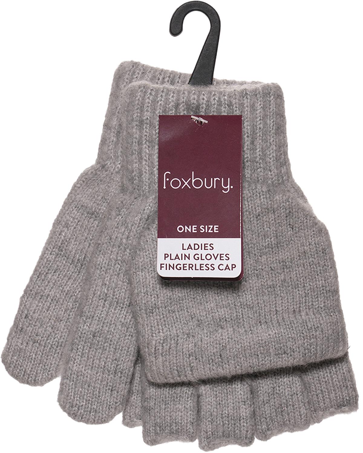 Foxbury Womens Convertible Fingerless Gloves - 2 Pack