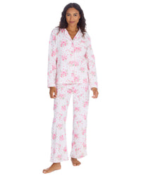 Countess Christie Womens Long Sleeve Floral Cotton Pyjamas