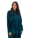 Undercover Womens Waffle Fleece Zip Dressing Gown