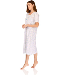 La Marquise Womens 'Vintage Blossoms' Short Sleeve Nightie