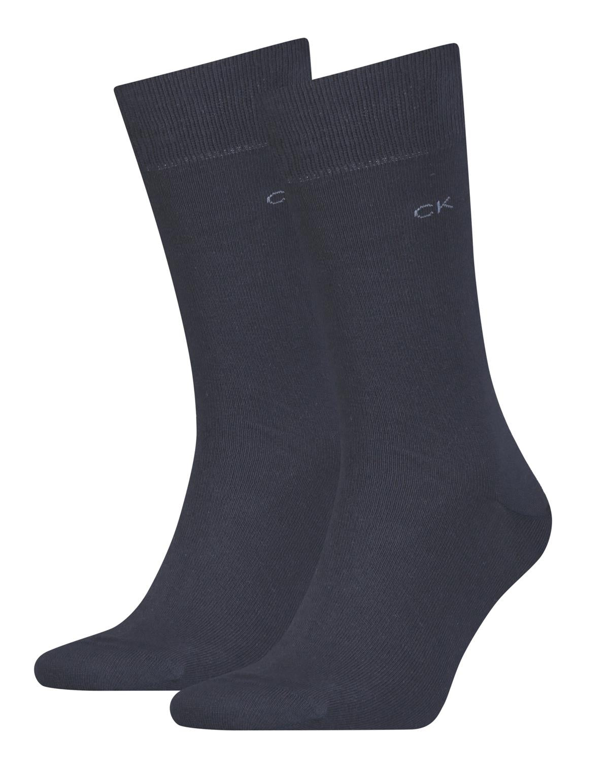 Calvin Klein Mens 2 Pack Dress Socks