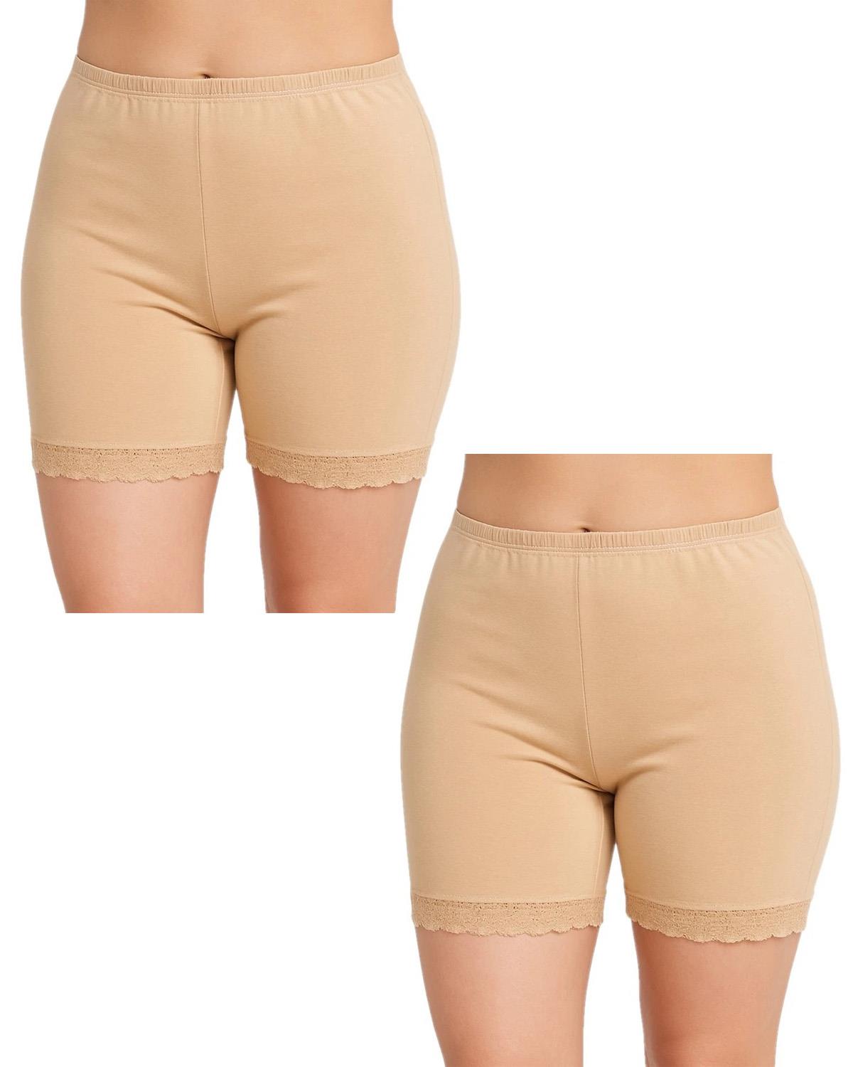 Anucci Womens 2 Pack Anti-Chafing Shorts