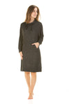 La Marquise Womens Lush Lounge Cloudknit Cowl Neck Nightie