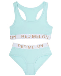 Girls Crop Top and Knicker Set
