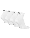 Puma Unisex 4 Pack Quarter Socks