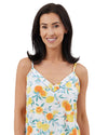 Indigo Sky Womens Lemon Fruit Cropped Pyjamas