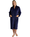 Marlon Womens Swirl Fleece Zip Housecoat