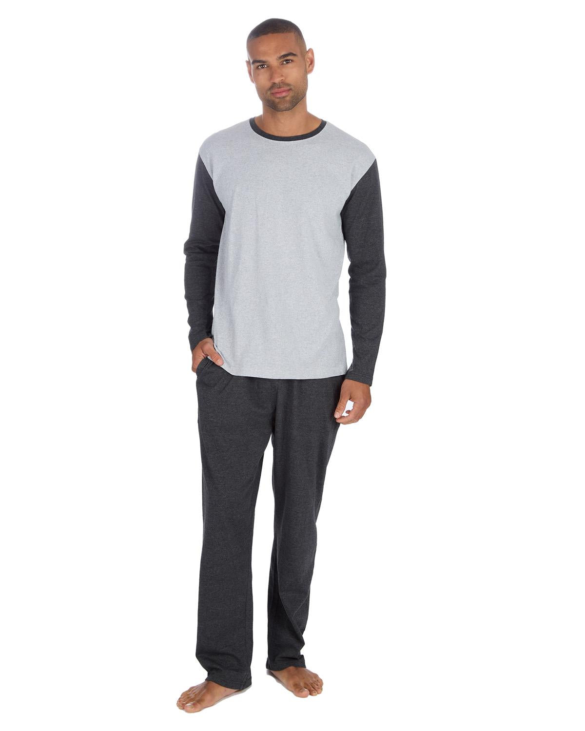 Momentii Mens Jersey Long Sleeve Pyjamas
