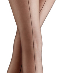 Pretty Polly Womens Sheer Gloss Backseam Tights