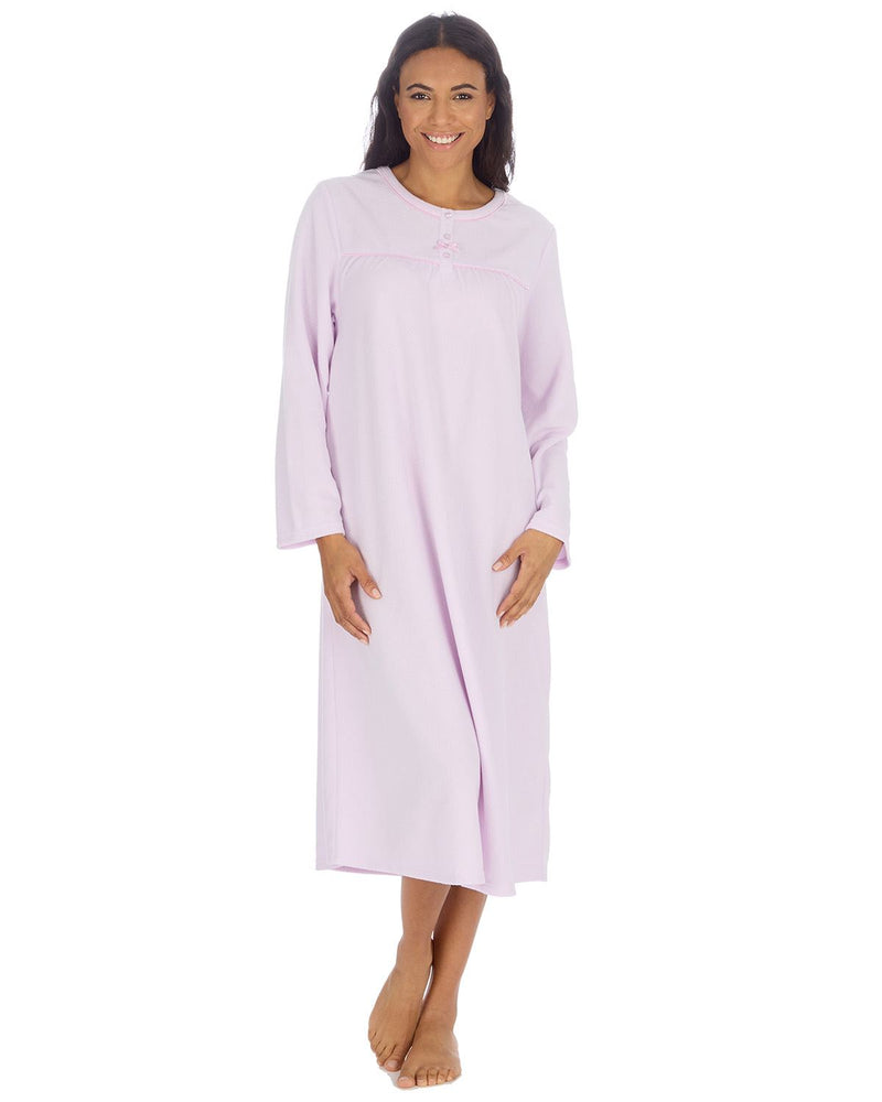 Countess Christie Womens Micro Fleece Long Sleeve Nightie