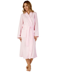 Slenderella Womens Shawl Collar Waffle Dressing Gown