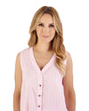 Slenderella Womens Sleeveless Textured Woven Short Pyjamas