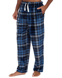 Cargo Bay Mens Polished Fleece Check Lounge Pants