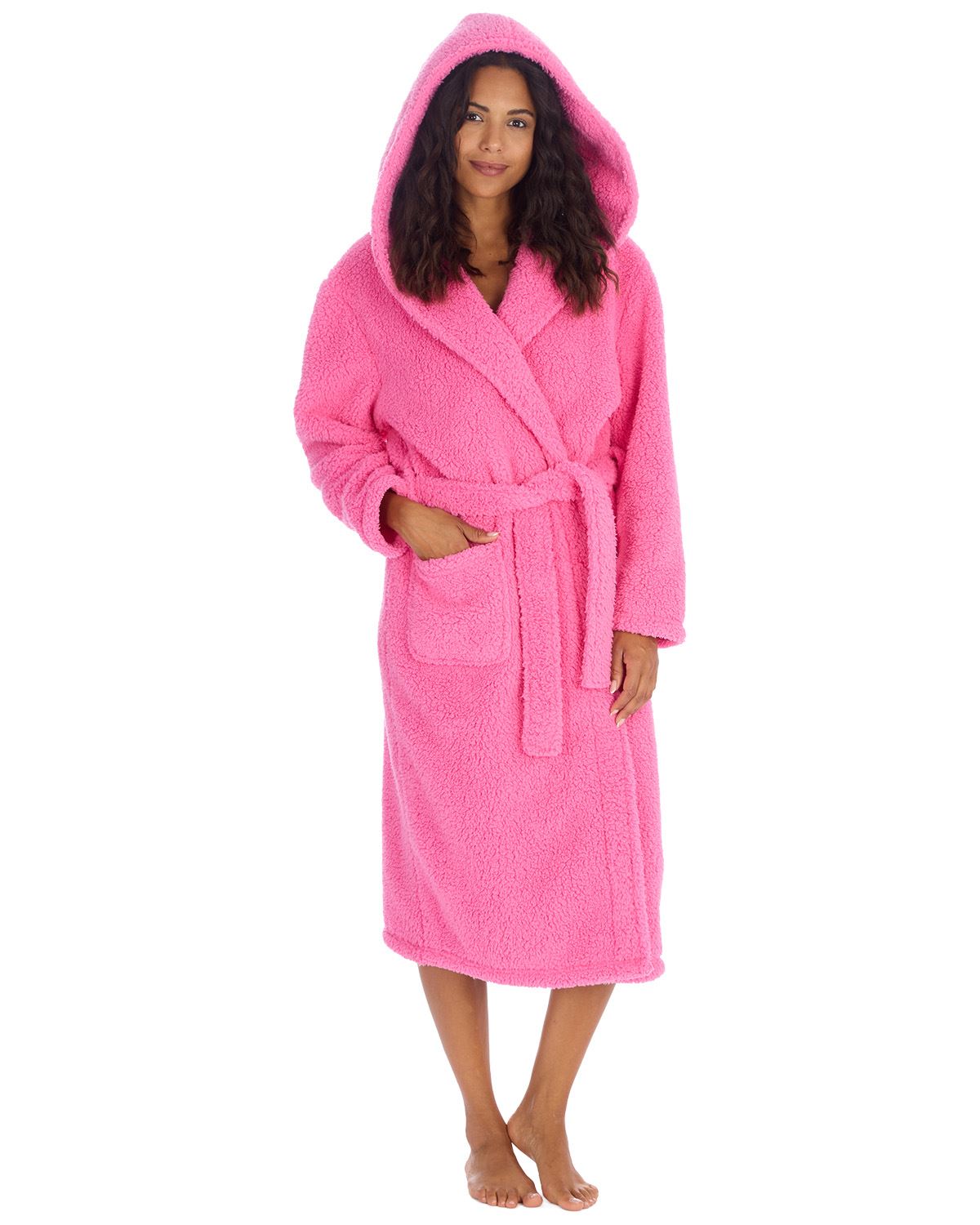Forever Dreaming Womens Borg Dressing Gown
