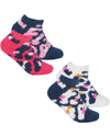 Forever Dreaming Womens 4 Pairs Cosy Trainer Socks