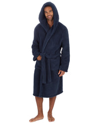 Cargo Bay Mens Borg Fleece Dressing Gown