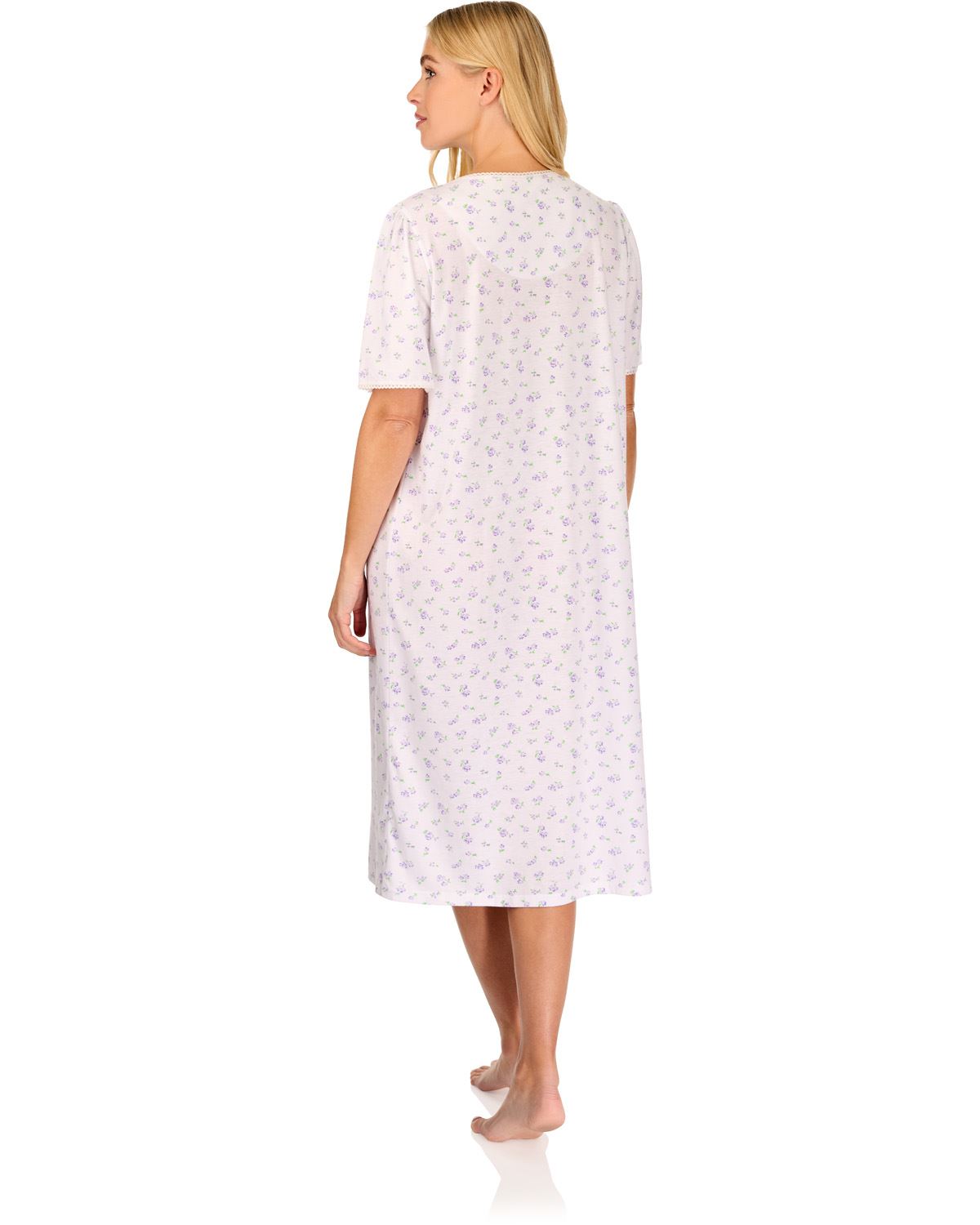 La Marquise Womens 'Vintage Blossoms' Short Sleeve Nightie