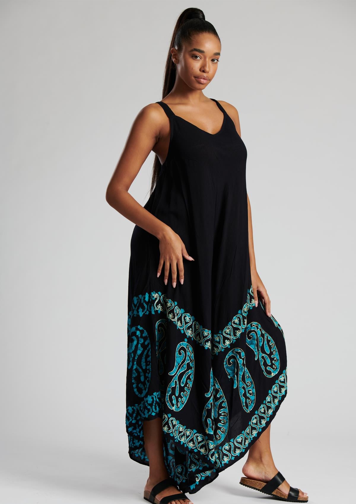 Womens Paisley Print Romper