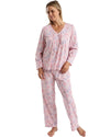 Marlon Womens Autumn Leaf Jersey Pyjamas