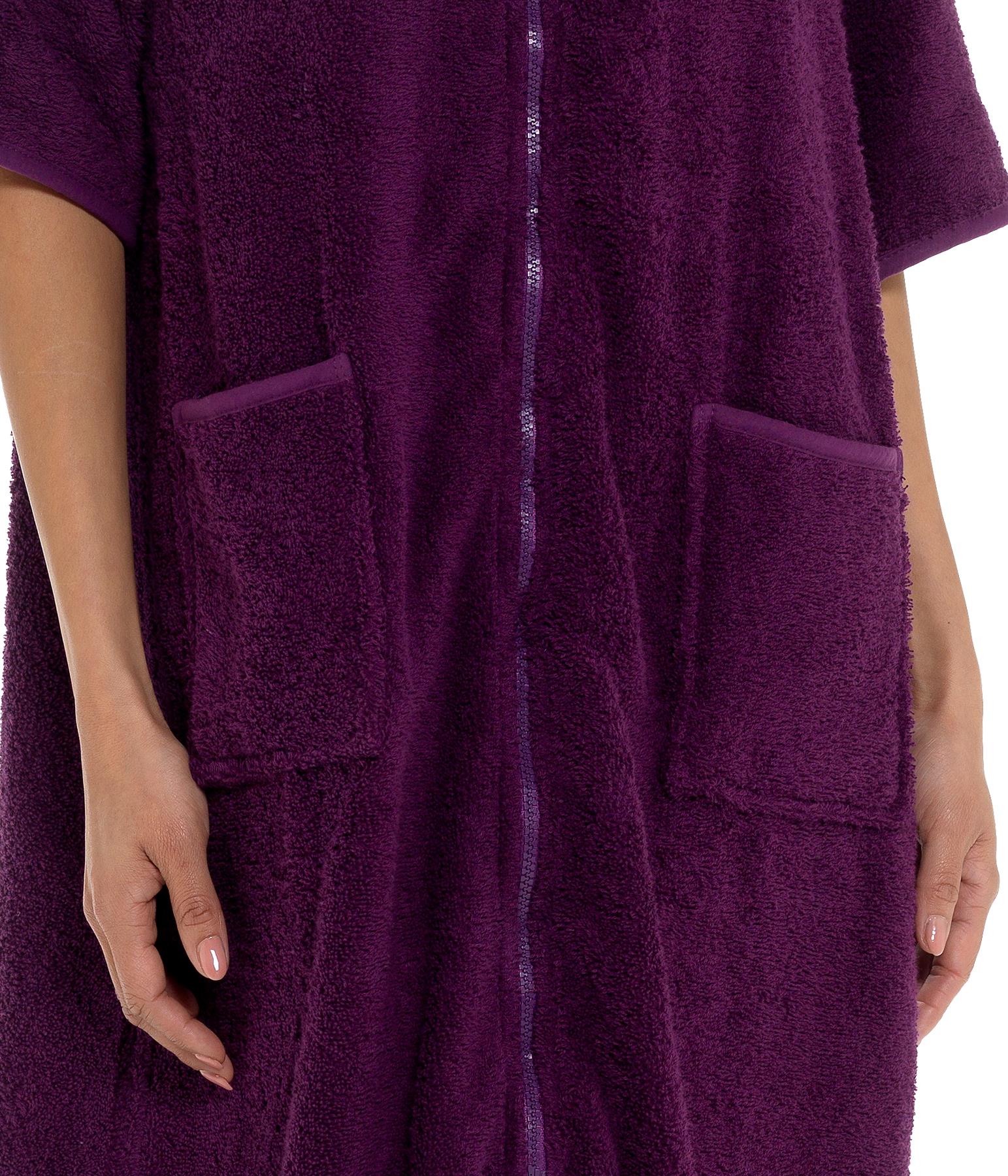 Plus Size Velour Dressing Gowns Zip Front Undercover Womens Zip Up