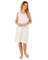 Slenderella Womens 38" Leaf Print Jersey Nightdress