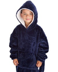Huggable Kids Embossed Gamer Oversized Hoodie