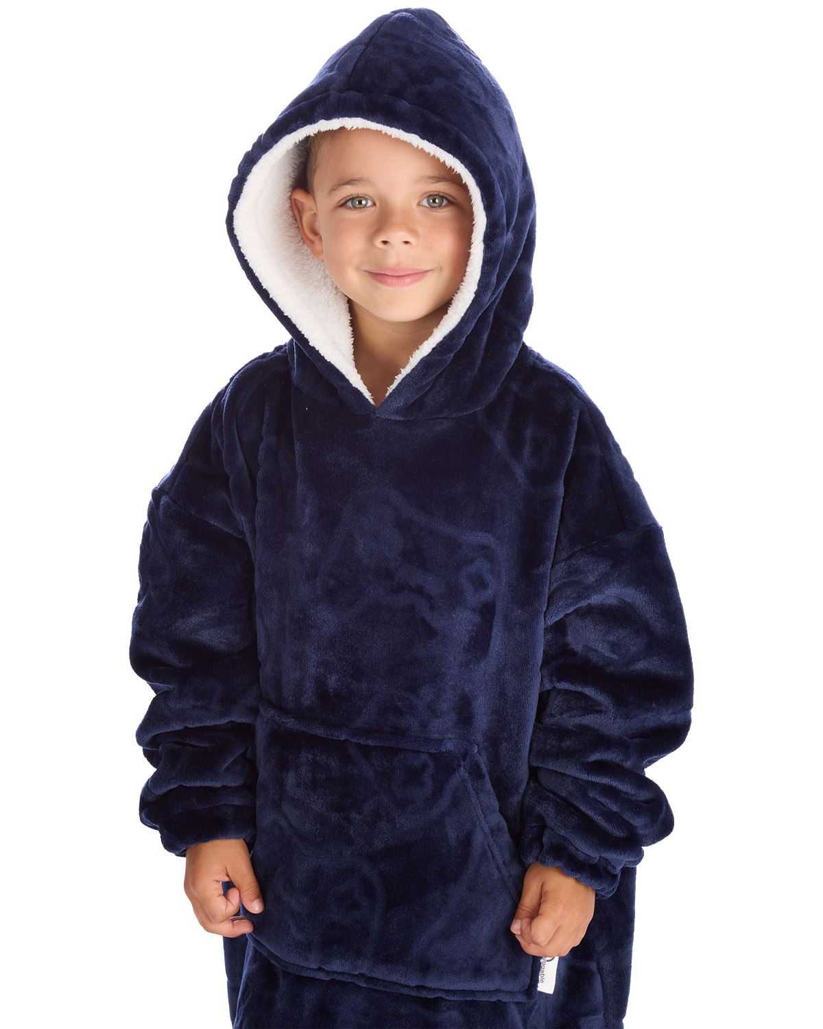 Huggable Kids Embossed Gamer Oversized Hoodie