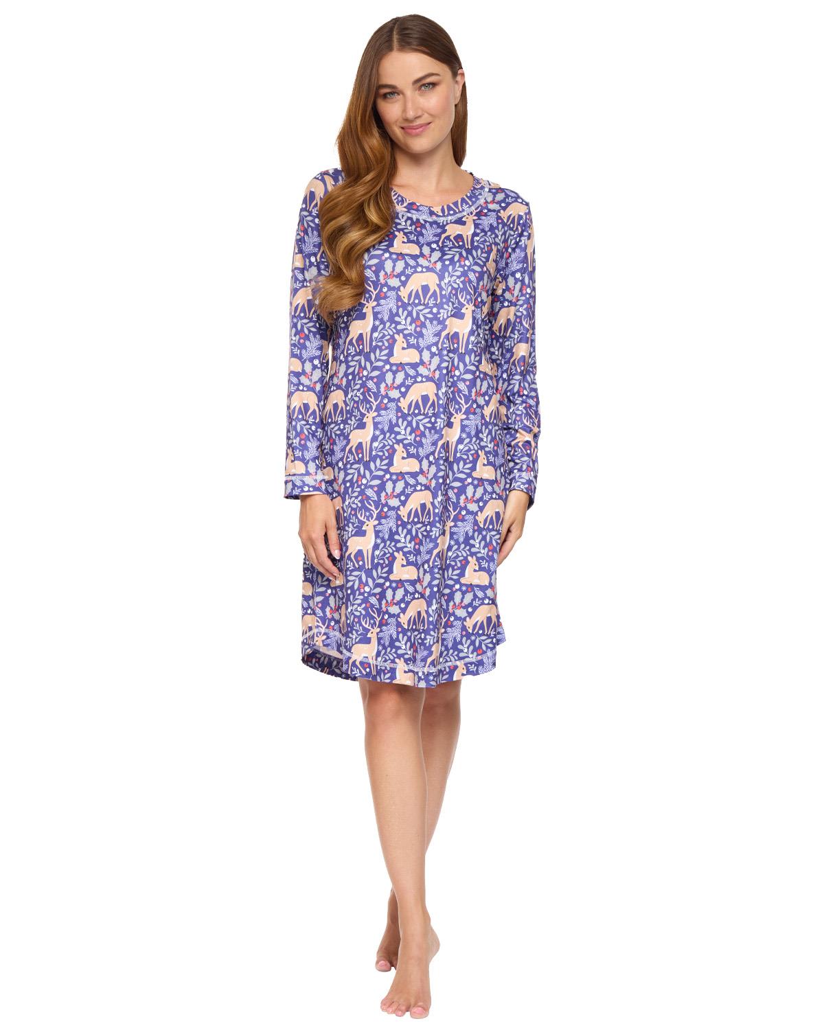 La Marquise Womens 'Cosy Wonders' Long Sleeve Nightie