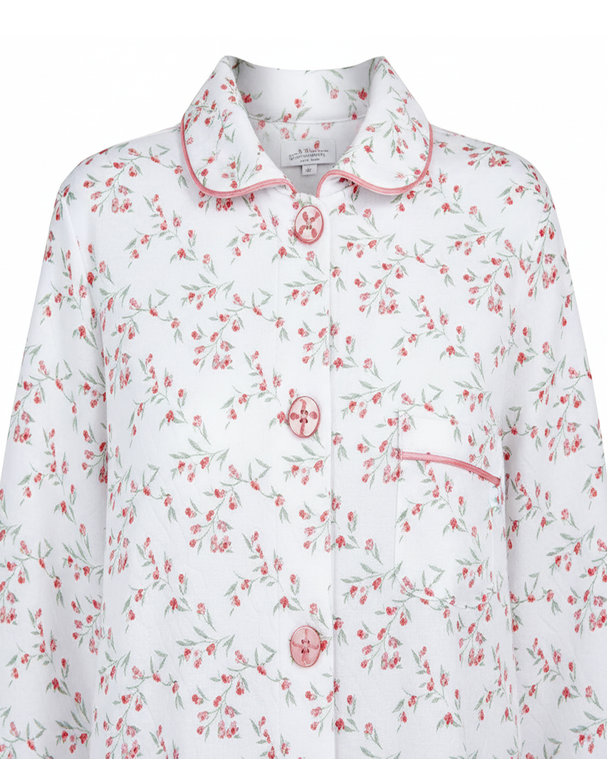 La Marquise Womens 'Moonlit Tulip' Mock Quilt Button Robe