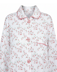 La Marquise Womens 'Moonlit Tulip' Mock Quilt Button Robe