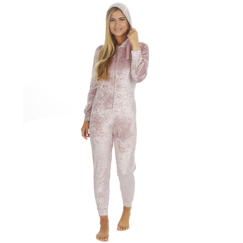 Forever Dreaming Womens Crushed Velvet Onesie