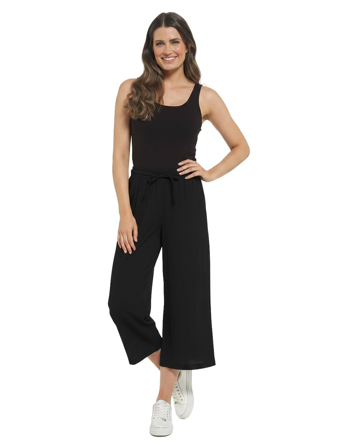 Indigo Roc Womens Linen Culottes